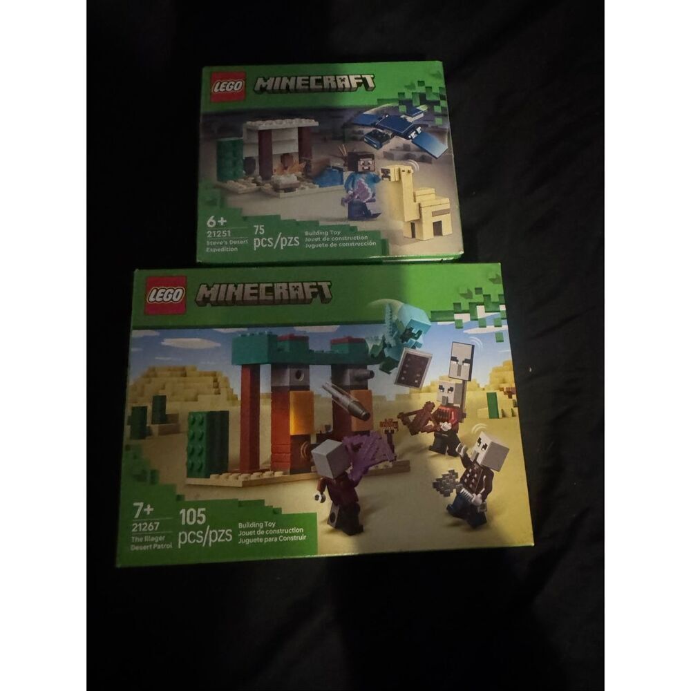 2 NWT Minecraft Lego sets